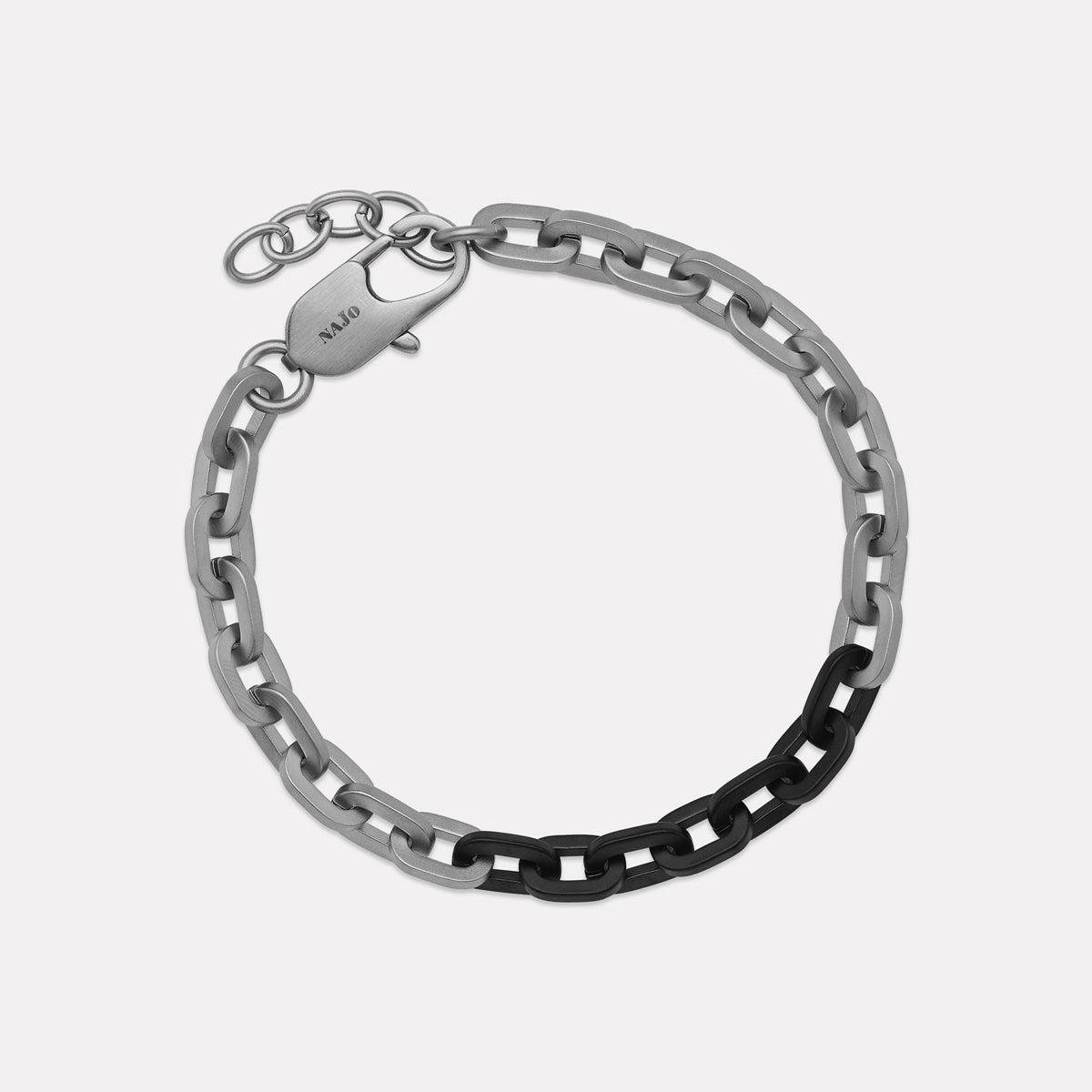 Echo Men's 2-Tone Steel Bracelet (21cm)