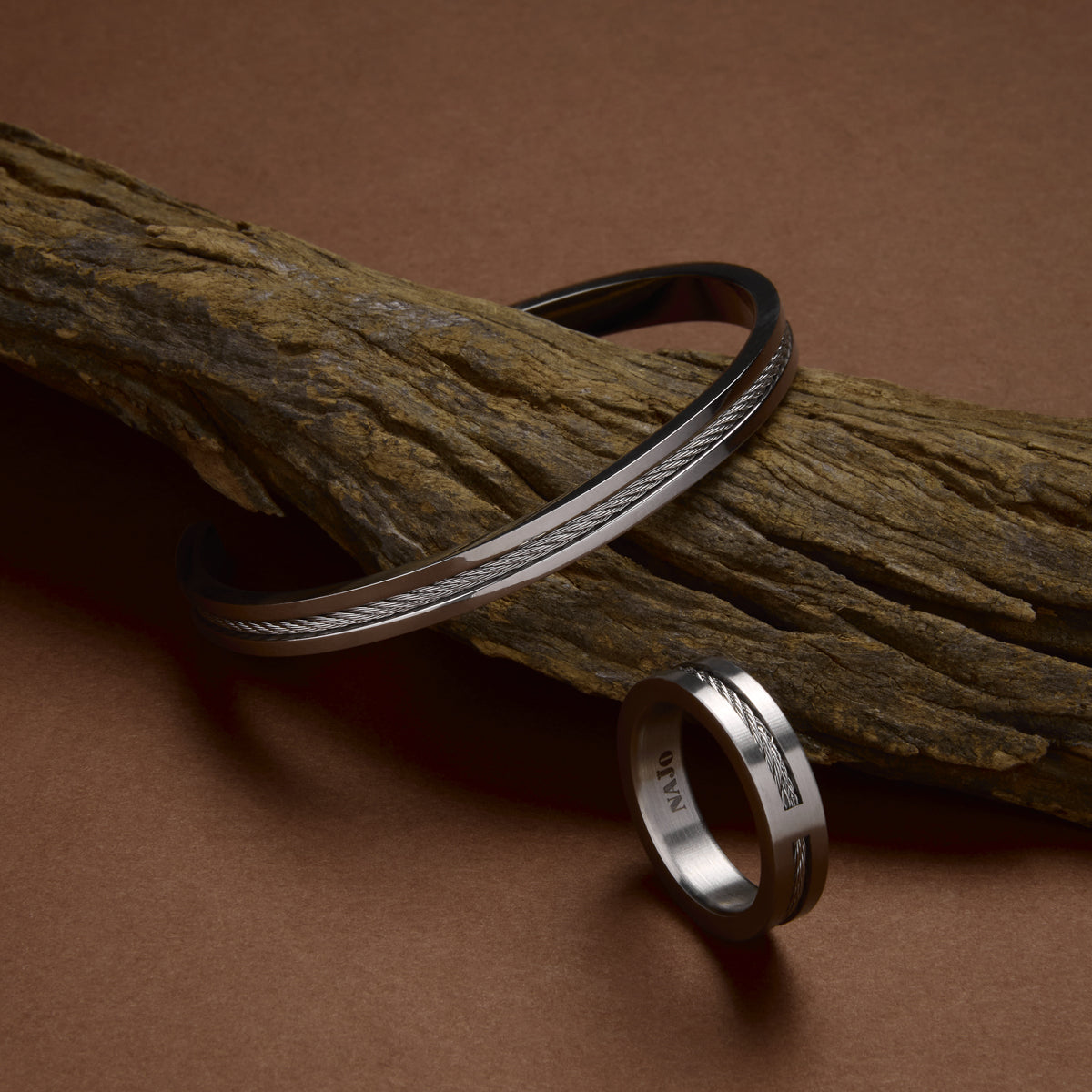 Twilight Men's Steel Ring