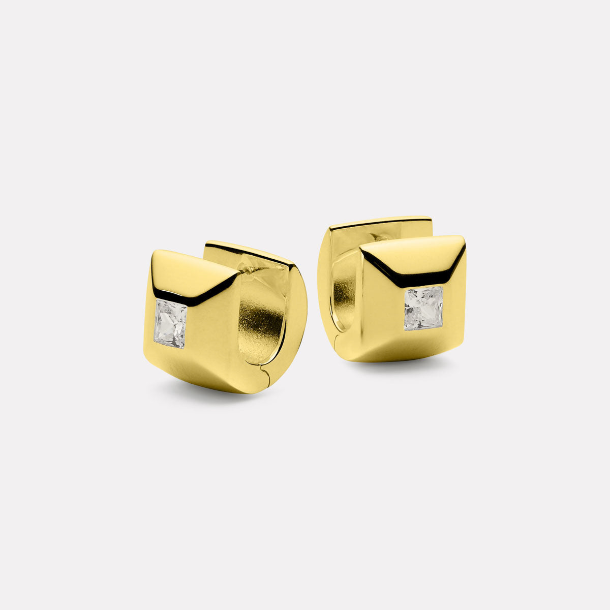 Halo Cubic Zirconia Earrings