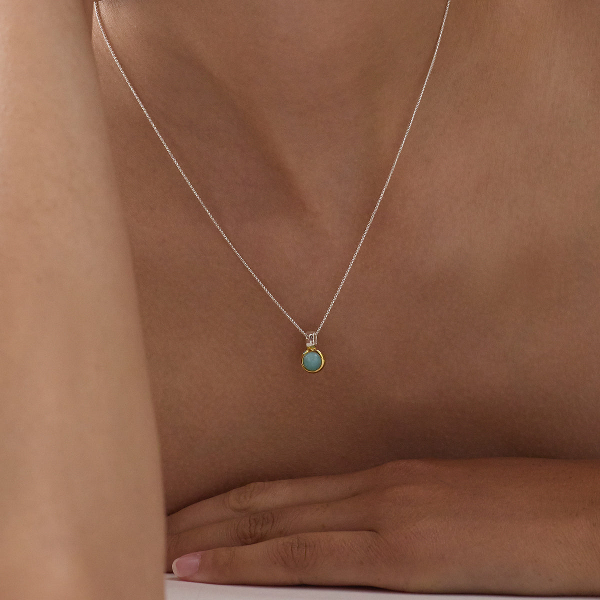 Solace 2-Tone Amazonite Necklace