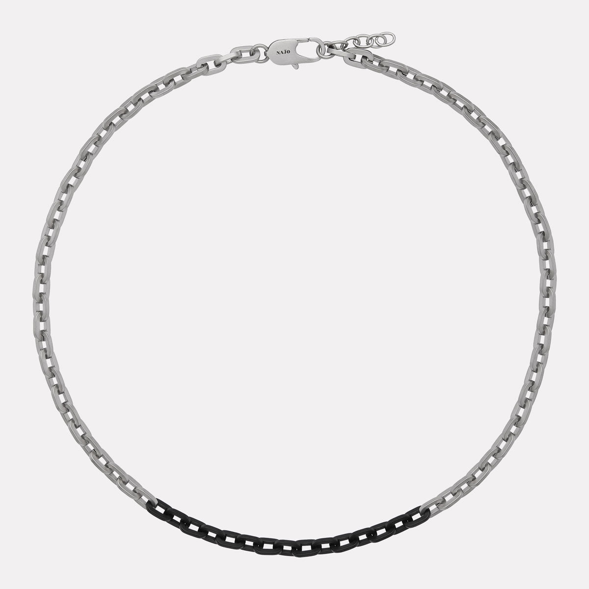 Echo Men's 2-Tone Steel Necklace (60cm+ext)