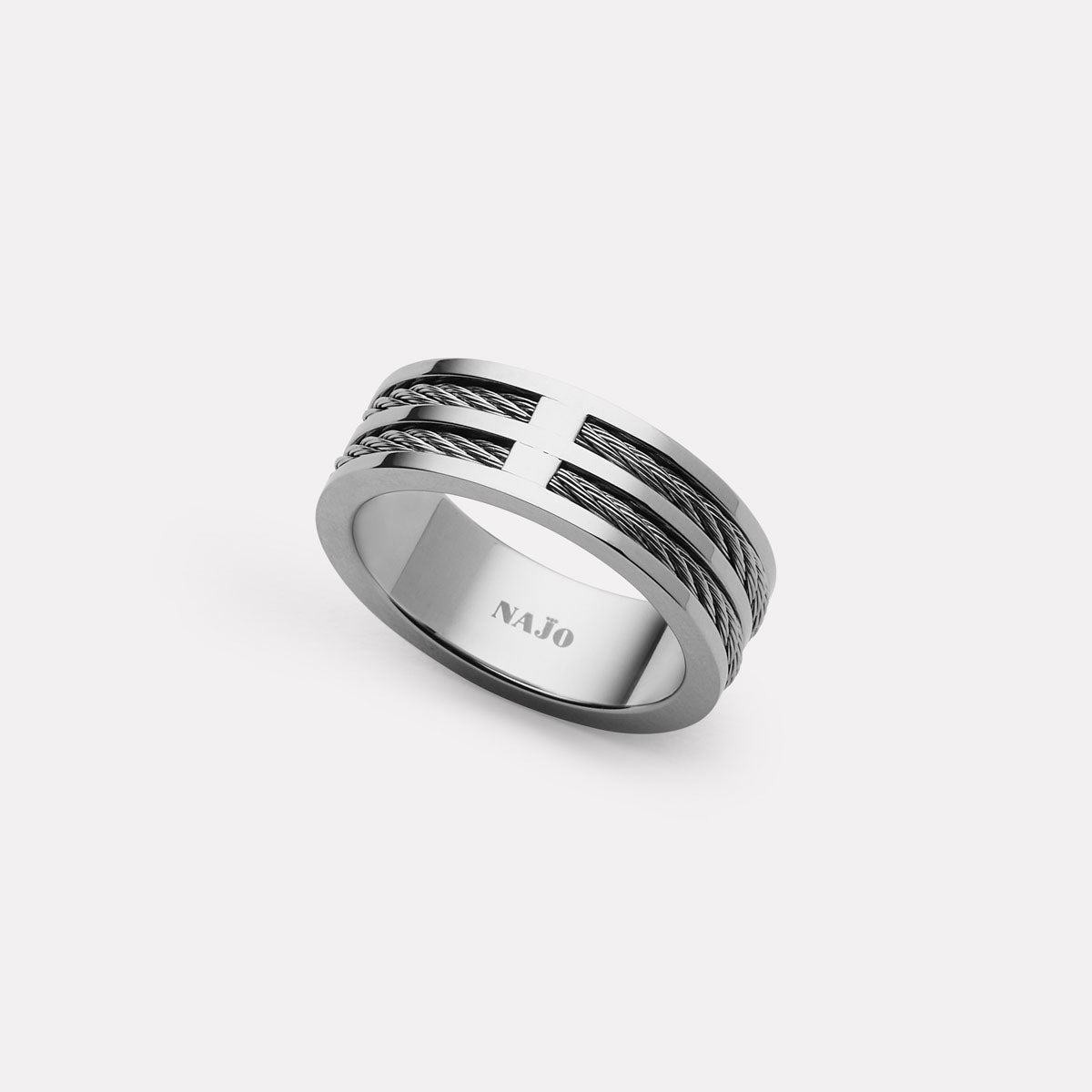 Dusk Men's Steel Ring