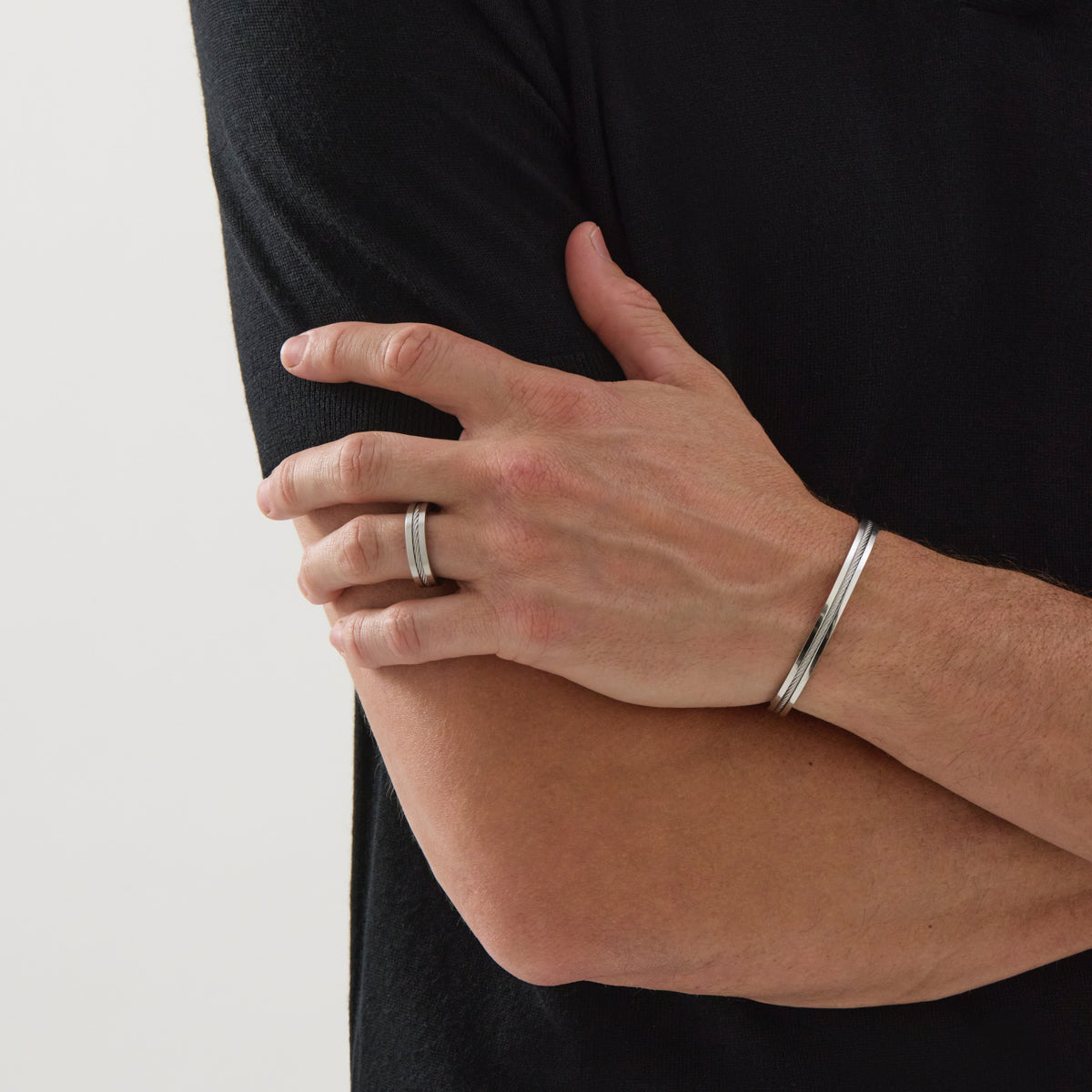 Twilight Men's Steel Cuff