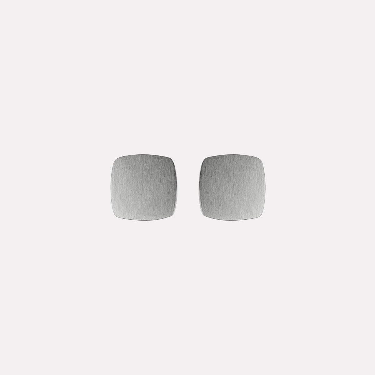 Pegasus Men's Brushed Stainless Steel Cufflinks