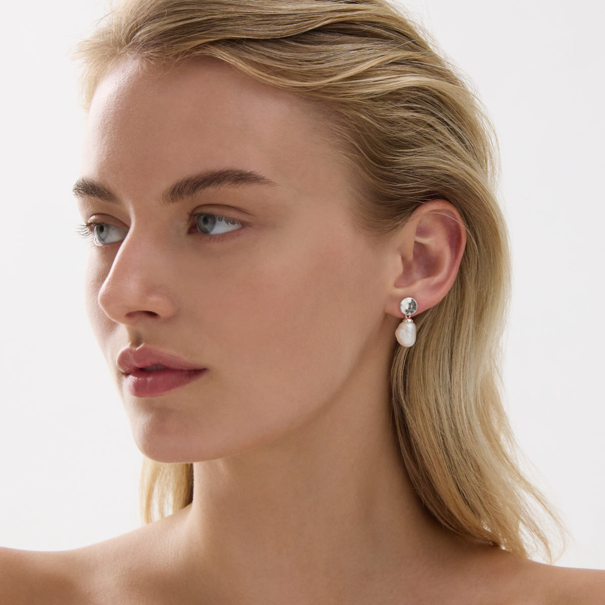 Ocean Drift Pearl Earrings