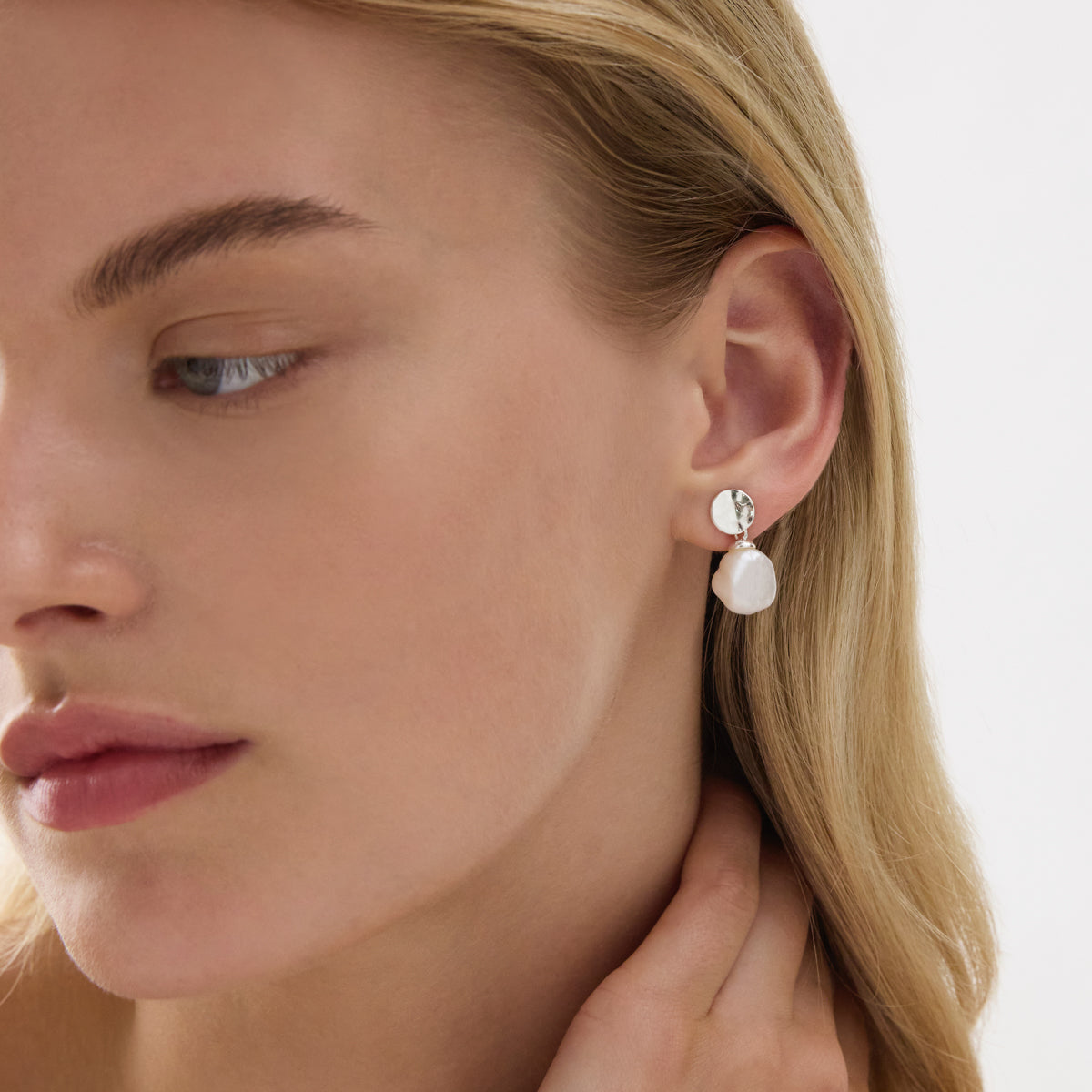Ocean Drift Pearl Earrings