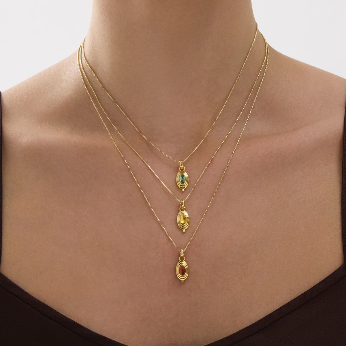 Horizon Blue Topaz Necklace