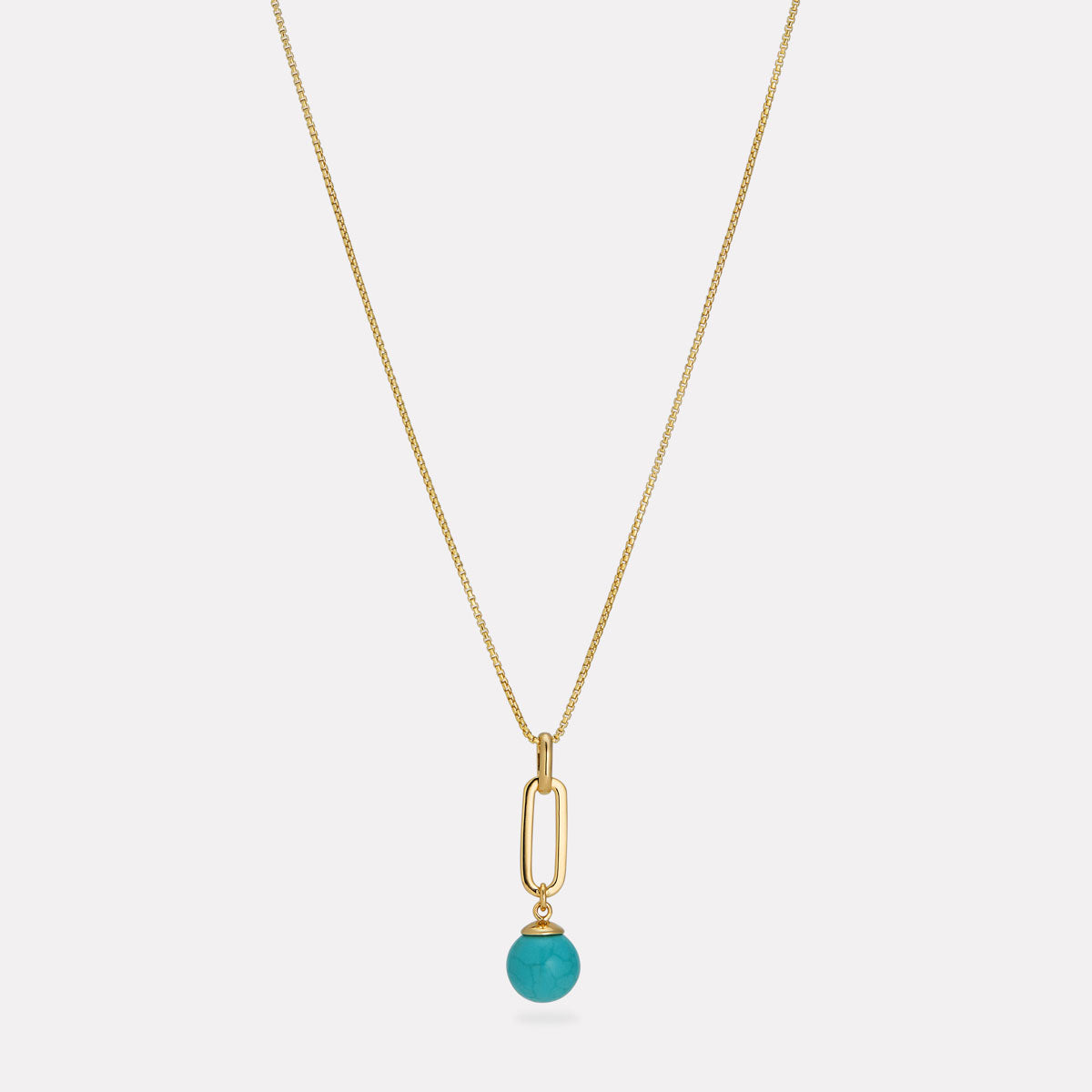 The Enchantress Turquoise Pendant Necklace