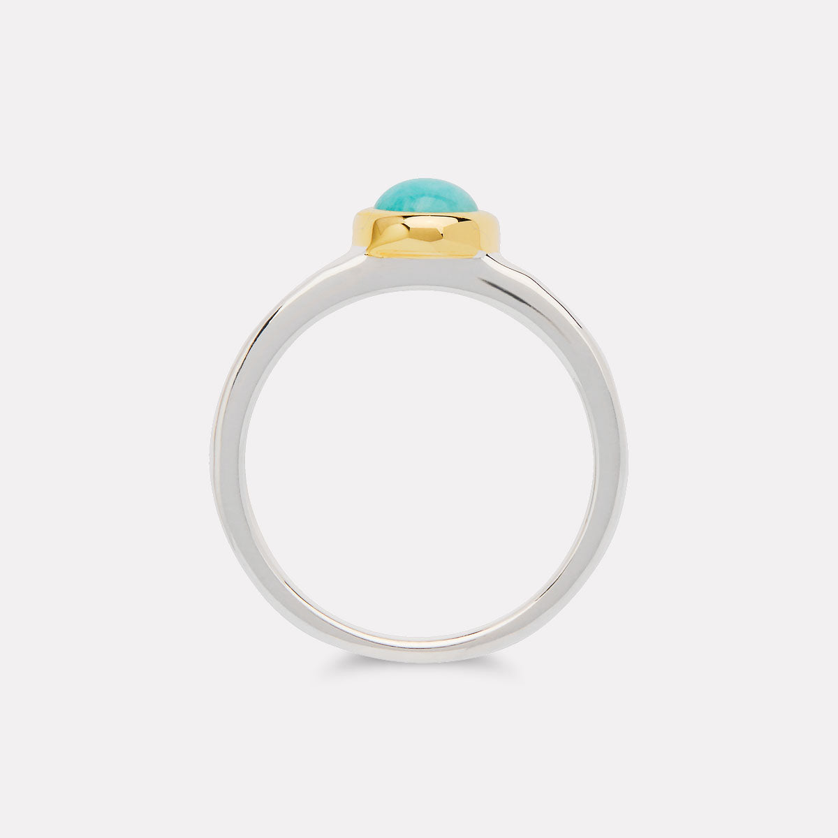 Solace 2-Tone Amazonite Ring