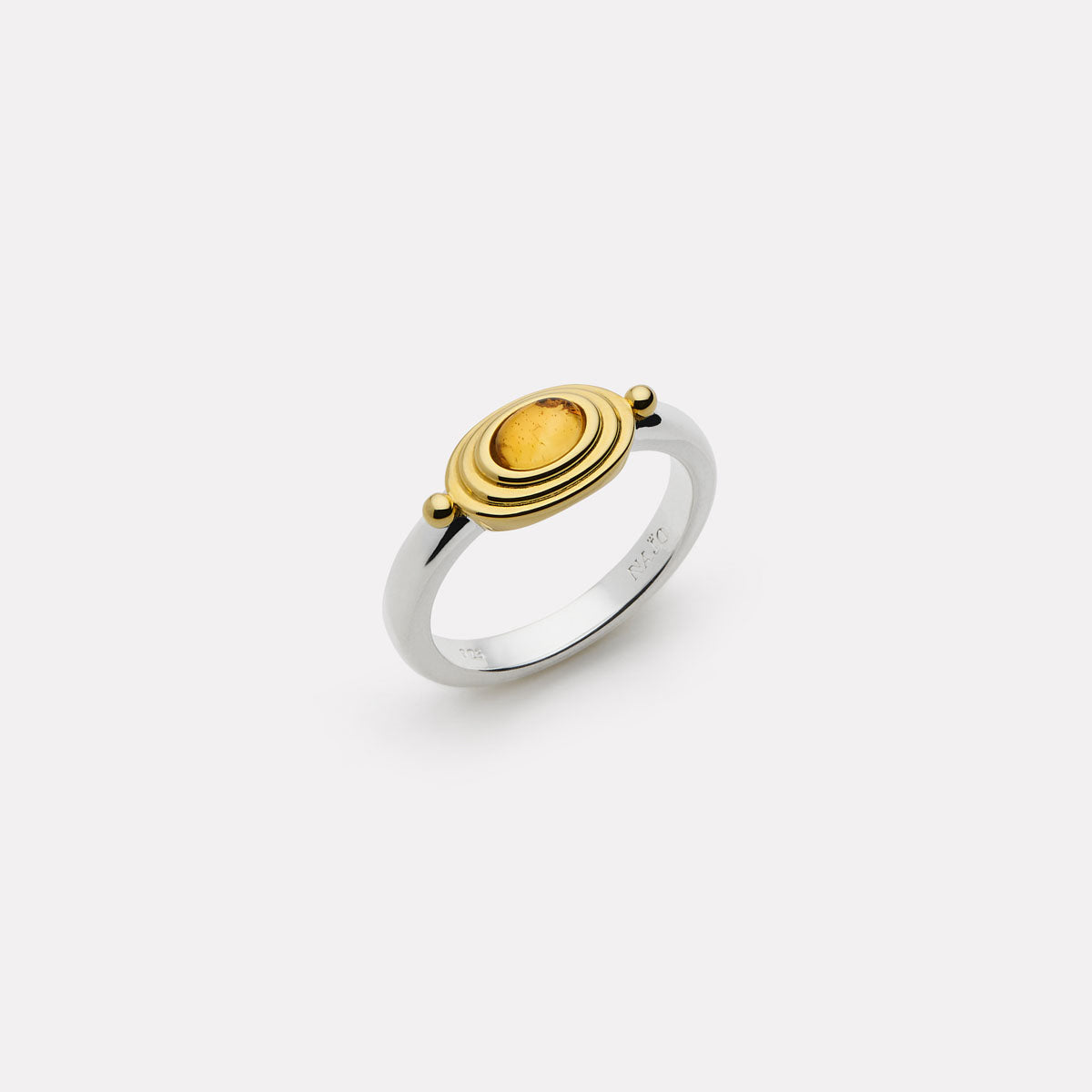 Horizon Citrine Ring