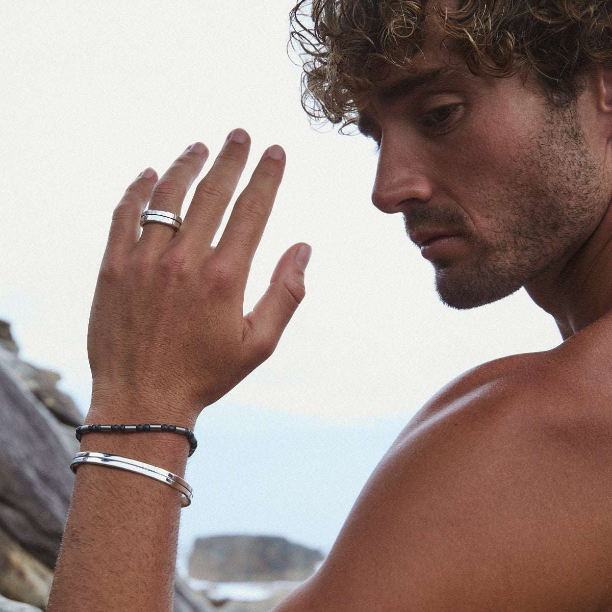Horizon Men's Silver Ring